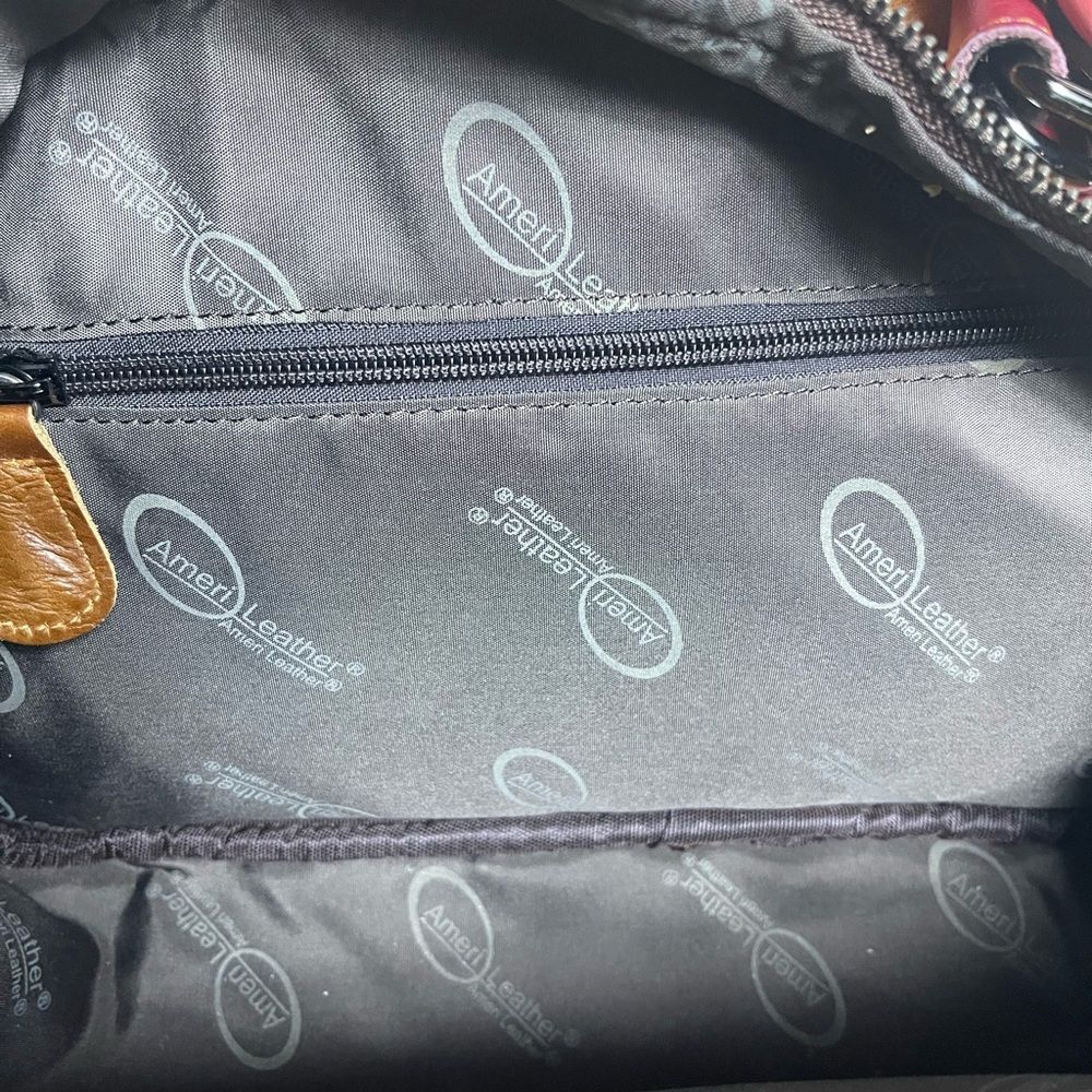 Ameri leather Multicolor Woven Satchel/shoulder B… - image 14